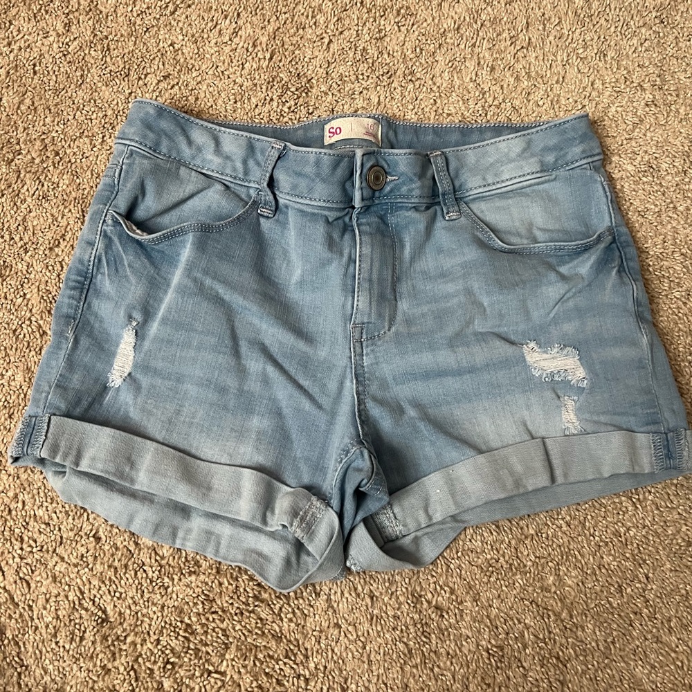 Girls SO Jean shorts size 16/xl